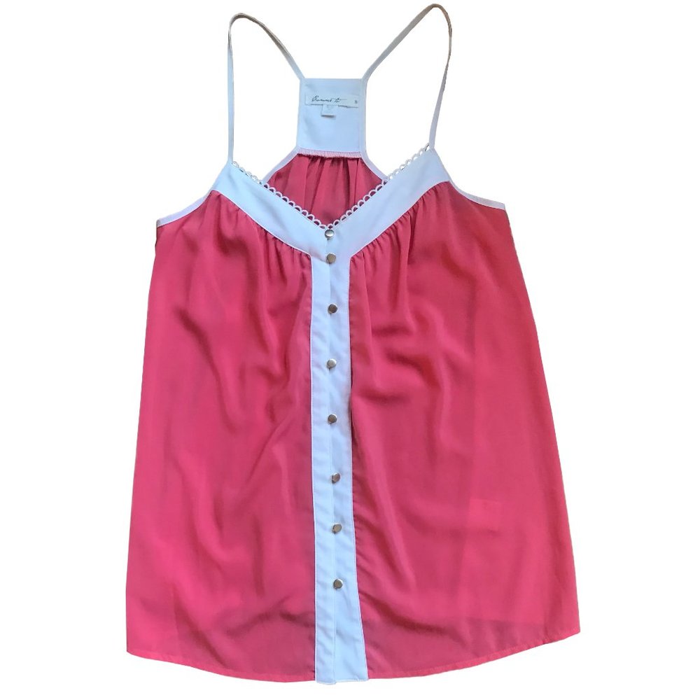 COMME TOI | Women’s Babydoll Pink Blouse